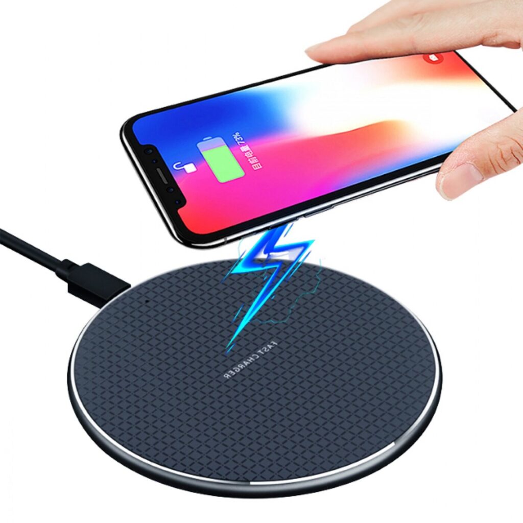 2020 New Fast Charging 10W Portable Qi Wireless Charger Cell Phone